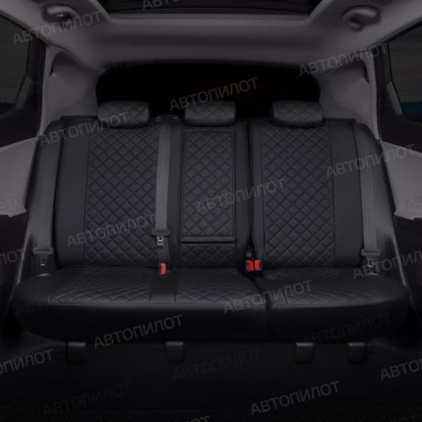 Чехлы Автопилот Экокожа Ромб на Москвич 3 (2022+)