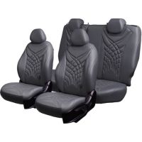 Чехлы Премиум Экокожа Байрон Президент|Жук на Skoda Yeti 2009-2018 г.в.