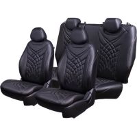 Чехлы Премиум Экокожа Байрон Президент|Жук на Skoda Yeti 2009-2018 г.в.