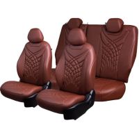 Чехлы Премиум Экокожа Байрон Президент|Жук на Skoda Yeti 2009-2018 г.в.