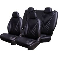 Чехлы Премиум Экокожа Байрон Президент|Жук на Skoda Yeti 2009-2018 г.в.