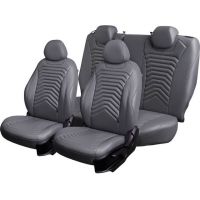 Чехлы Премиум Экокожа Байрон Президент|Жук на Skoda Yeti 2009-2018 г.в.