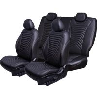 Чехлы Премиум Экокожа Байрон Президент|Жук на Skoda Yeti 2009-2018 г.в.