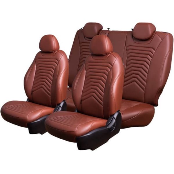 Чехлы Премиум Экокожа Байрон Президент|Жук на Skoda Yeti 2009-2018 г.в.