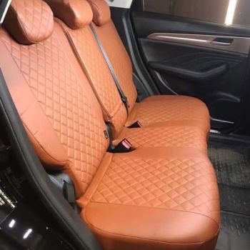 Авточехлы Автопилот коричневый Ромб