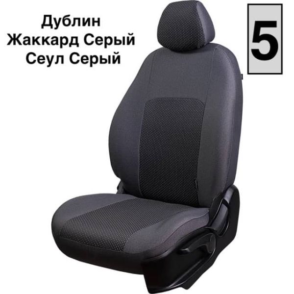 Чехлы Жаккард на Fiat Ducato 3 места 2006-2021 г.в.